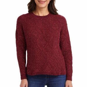 Weatherproof Women's S Pullover Sweater Red H1151